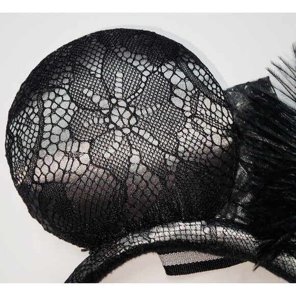 Disney Parks Minnie Mouse Ears Jack Nightmare Before Christmas Headband Lace HTF main image 7